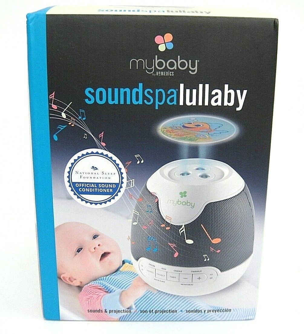 Homedics My Baby Sound Spa Lullaby with Image Projection Disc NIB