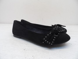 Sugar Girl&#39;s Gumball Bow Slip On Loafer Black Size 2 - $17.80