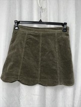 Altar&#39;d State Women&#39;s Skirt Olive Green Corduroy Size Small NWT - $35.89