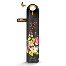 Godrej aer spray, Premium Air Freshener for Home &amp; Office - Alive, 240ml - £11.98 GBP