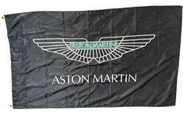 Aston Martin 3 x 5 ft polyester flag banner charcoal grey/green w/white ... - $221.89 MXN