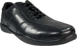 Rockport Bike Men&#39;s Black Leather Oxford Shoes Sz 10W, M78822 - £62.77 GBP