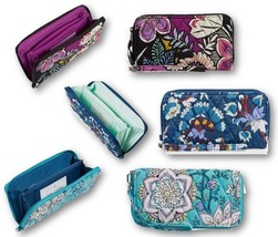 Vera Bradley Wristlet Accordion RFID Style Wallet Choice Patterns NWT MFG $75 - £17.49 GBP