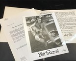 Billy Falcon Letters From A Paper Ship Album Press Kit w/Photo, Biograph... - $20.00