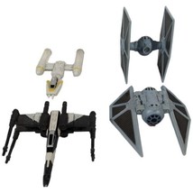 Micro Machines Star Wars Space Ships X Y Wing Fighter Rogue one Tie Striker - £31.95 GBP