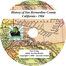 1904 History of  San Bernardino County California CA - £4.59 GBP