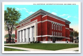 Postcard Hill Auditorium University of Michigan Ann Arbor MI - £3.55 GBP