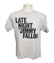 Late Night with Jimmy Fallon Adult Medium Gray TShirt - £15.82 GBP