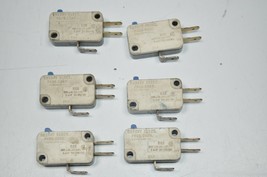 Lot of 6 Cherry Miniature SNAP Action Switch SPDT 3A 125V Model# E22 - £15.56 GBP