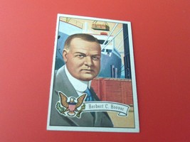 1956 Topps U.S. Presidents # 33 Herbert C. Hoover Nm / Mint !! - £56.08 GBP