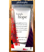 Philosophy Hands of Hope Hand and Cuticle Cream 1 oz. New with Box Mani ... - £14.15 GBP