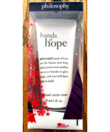 Philosophy Hands of Hope Hand and Cuticle Cream 1 oz. New with Box Mani ... - $17.99