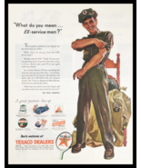 1945 Texaco Dealers Postwar Line-Up Vintage Print Ad - £11.18 GBP