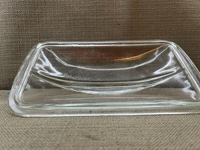 Vintage Westinghouse Loaf Pan Refrigerator Dish Clear Glass LID ONLY Meat Bread Item image 8