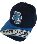North Carolina Men&#39;s Banner on Bill Adjustable Baseball Cap (Navy Blue/T... - £14.34 GBP