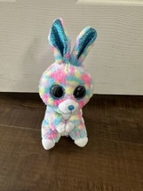 Ty Beanie Boos Hops The Bunny Plush Stuffed Animal Toy 9 Inch  - $9.88