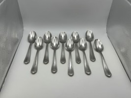 Set of 10 Lenox 18/10 Stainless Steel BEAD Place Spoons - £62.92 GBP