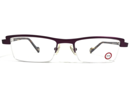 Etnia STUTTGART col.PU Eyeglasses Frames Purple Tortoise Rectangular 50-18-140 - £89.54 GBP