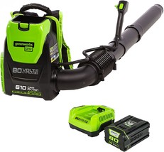 Greenworks Pro 80V (180 MPH / 610 CFM) Cordless Backpack Leaf Blower, 2.5Ah - $388.99