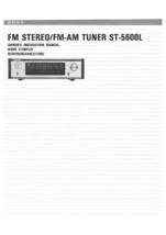 Sony ST-5600L Tuner Owners Manual - $22.24