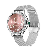 Nx19 Stylish Graceful Simple Women&#39;s Round Screen Smart Watch Bluetooth Calling  - $56.00