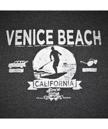 VENICE BEACH MEN&#39;S T-SHIRT ~ Sz M / Medium ~ Paddleboard Surfer Surfboar... - £10.19 GBP