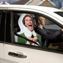 2.8 ft Pre-Lit LED Airblown Inflatable Buddy the Elf Christmas Car Buddy New - £27.39 GBP