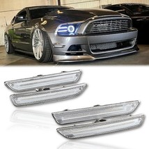 2010 - 2014 Ford Mustang Front Rear Side LED Clear Marker Lights Diode Dynamics - £159.50 GBP