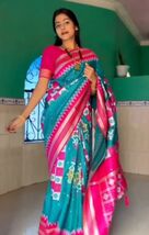 Exquisite Pasapali silk sarees from Odisha with intricate weaving fastiv... - $61.50