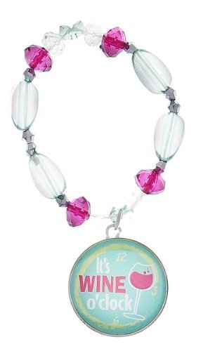 Novelty Wine Bottle Collar From Ganz - It&#39;s Wine O&#39;clock - $5.73
