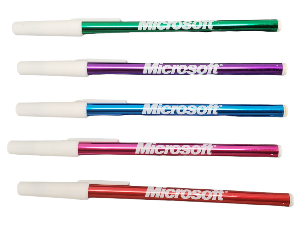 Vintage 1990&#39;s Microsoft Software Spectrum Promo Advertising Ink Pen Mul... - $3.95