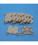Weidmuller WDU2.5 Terminal Block 1 Circuit 25 Amp #12-30 Awg Qty 10 Dark... - $188.29 MXN