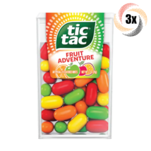 3x Packs Tic Tac Fruit Adventure Assorted Flavor Mints | 1oz | Fast Shipping! - £8.86 GBP