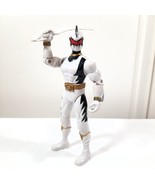 Power Rangers Dino Thunder White Dino Action Ranger w/ feather wing 2003... - $47.76 CAD