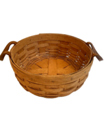 Longaberger Woven 10&quot; Darning Basket 1991 - $14.24