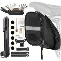 Bike Saddlebag Repair Kit and Tools - on the Go Bike Bag and Emergency R... - $32.80