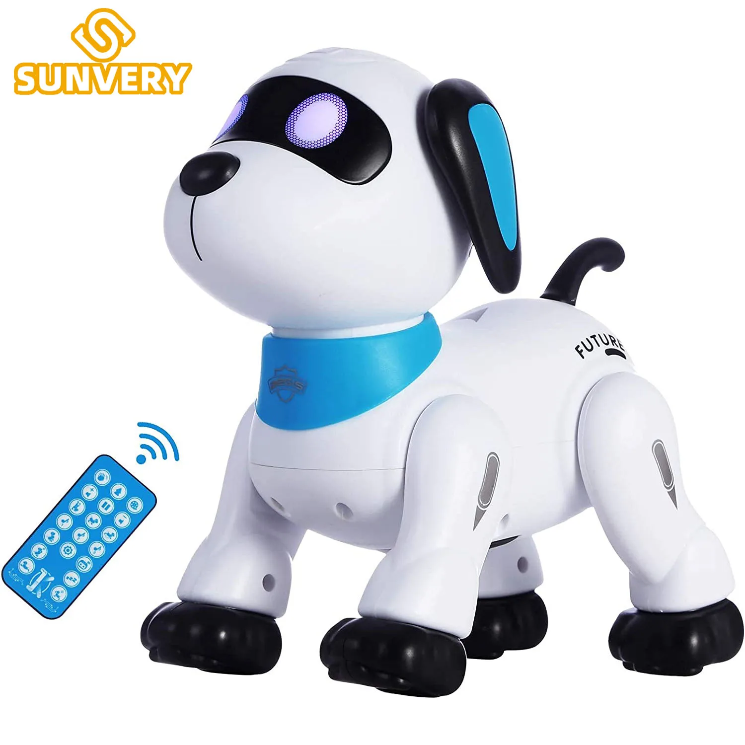 Og toy programmable interactive smart dancing robots rc stunt dog with sound electronic thumb200