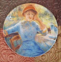 Pierre Auguste Renoir Alphonsine Fournaise Collector Plate La Grenouille... - £11.79 GBP