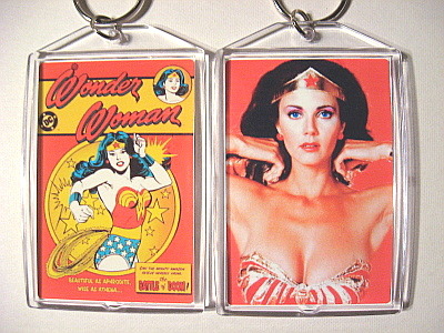 WONDER WOMAN KEYCHAIN Keyring Lynda Carter Magic Lasso Comicbook Key Chain  - $7.99