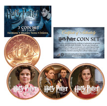 Harry Potter DEATHLY HALLOWS Colorized British Halfpenny 3-Coin Set (Set 3 of 6) - £7.54 GBP