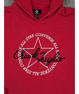 Converse Hoodie Mens XXL Red Chuck Taylor Big Logo Skater Punk Y2K - $39.99