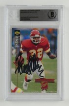 Marcus Allen Signed Football Card 1994 Upper Deck #55 Slabbed Beckett COA Chiefs - £79.12 GBP