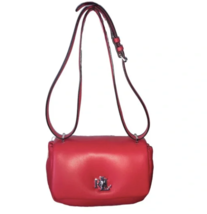 NWT Red Color Lauren Ralph Lauren Crossbody Bag - £295.11 GBP