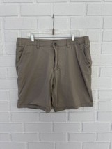 Swiss Tech Shorts Khaki Mens 40 Stretch Waist - $14.69