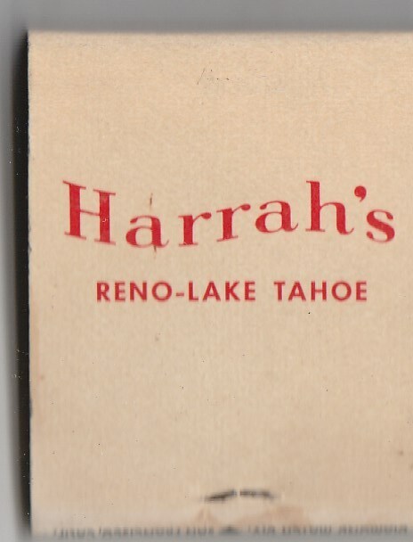 Vintage Strike on Matchbook of Harrah's King of Clubs Hotel   Reno - Lake Tahoe Item image 2