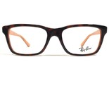 Ray-Ban RB1536 3661 Kids Eyeglasses Frames Orange Brown Tortoise 48-16-130 - £29.76 GBP