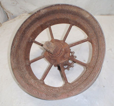 John Deere Steel Wheel JD2637 Vintage Antique - $55.00