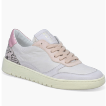 Miz Mooz Veronica Leather Sneaker Lightweight Pink/White Size 8.5 Euro 3... - £71.28 GBP