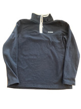 Columbia Fleece Jacket Womens L Black Long Sleeve 1/4 Zip Polyester Logo... - £12.16 GBP