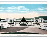 Pergola of Fort William Henry Hotel Lake George New York NY UNP WB Postc... - $2.92